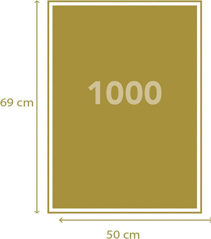Clementoni 39514 Turnul Eiffel – Puzzle 1000 piese, joc de îndemânare pentru întreaga familie, joc colorat de asamblare, puzzle pentru adulți de la 14 ani