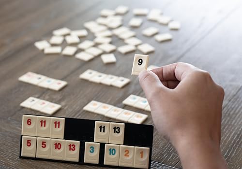 Rummikub Compact - Joc de călătorie, pentru 2-4 jucători, vârsta 6+