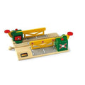 BRIO Calea Ferată 33750 Intersecție magnetică, accesoriu tren din lemn, 3+ ani