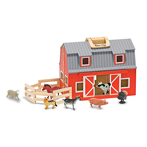 Melissa & Doug 3700 Grajd din lemn pliabil, 3+ ani