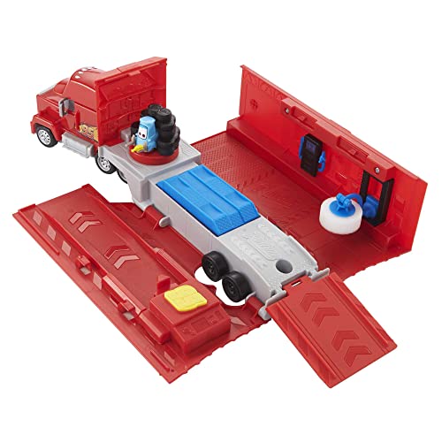 Mattel Cars Mack Camion 2-in-1 si statie tuning, 4+ ani