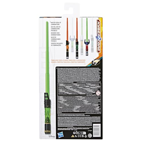 Sabia laser Star Wars Kyber Core Luke Skywalker, perfectă pentru costume de supereroi pentru copii de la 4 ani.