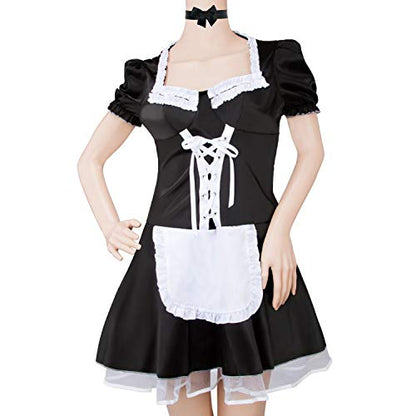 Costum Cosplay Sexy pentru Femei - Uniformă de Servitoare Franceză, Rochie Fancy cu Schürze (3XL)