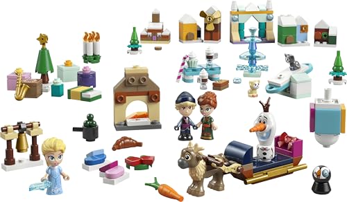 LEGO 43273 Disney Frozen Calendar Advent 2025, 5+ ani