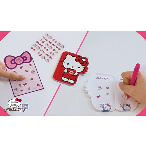 Cutii Amuzante Hello Kitty - Set 2 Pungi pentru Fete cu Accesorii, Jucării și Jocuri pentru Copii de la 3 Ani