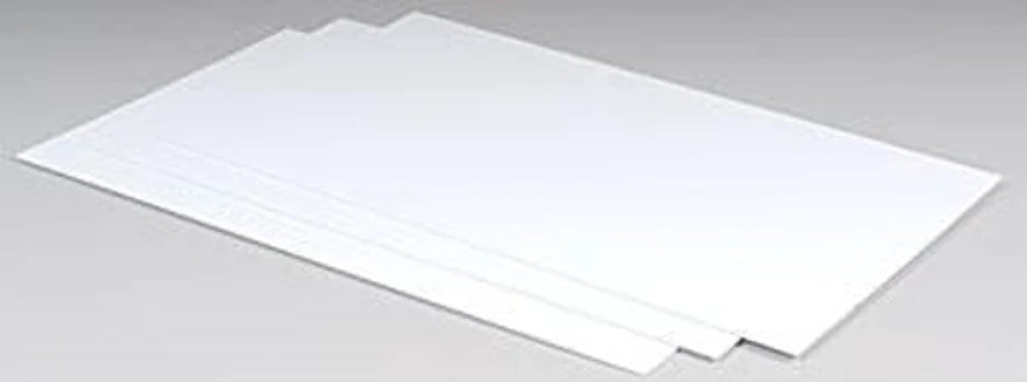 Placă Polistiren Evergreen (L x l) 300mm x 150mm 0.25mm 4buc. Modelism, Alb, mic (International Hobbycraft Co. Inc 9010)