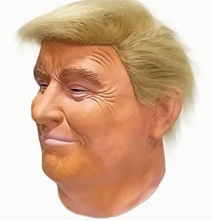 Mască latex Donald Trump, petrecere cosplay