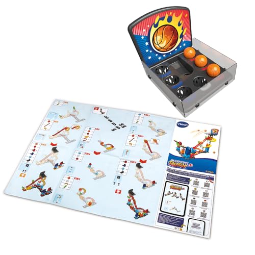 VTech Marble Rush S500 Pistă Bile Baschet, 41 piese (FR)