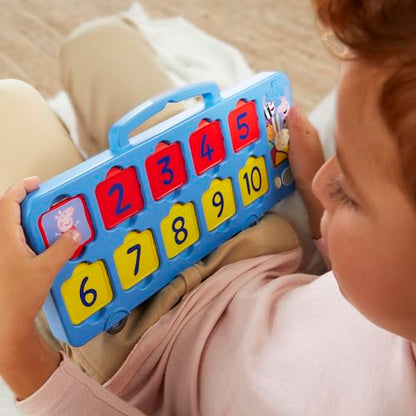 Peppa Pig Autobuzul 1-2-3, Jucărie interactivă numere