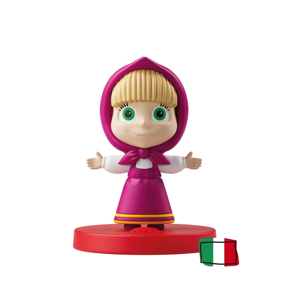 FABA Figurină Sonoră Masha, povești audio pentru copii, 2+ ani (versiune italiană)