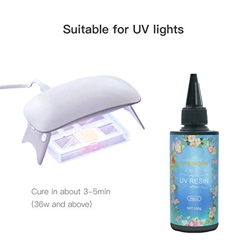 IHRDNNR Rasina UV transparenta 65g pentru bijuterii
