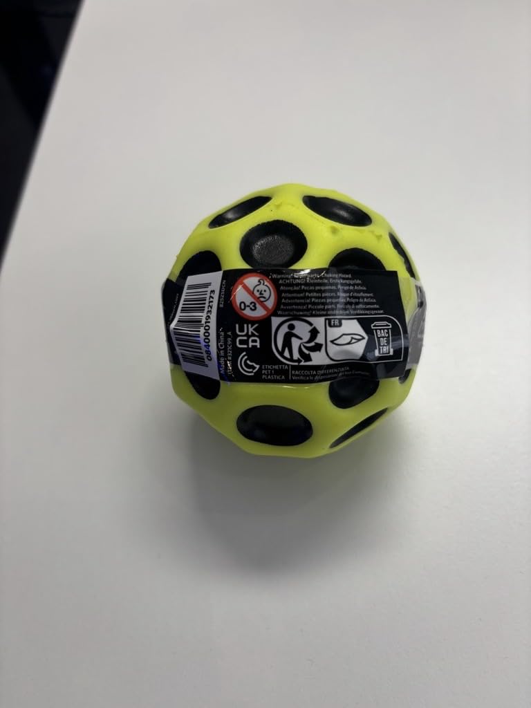 Waboba Moon Ball Minge de cauciuc cu săritură înaltă zgomot la impact 3+ ani (galben)
