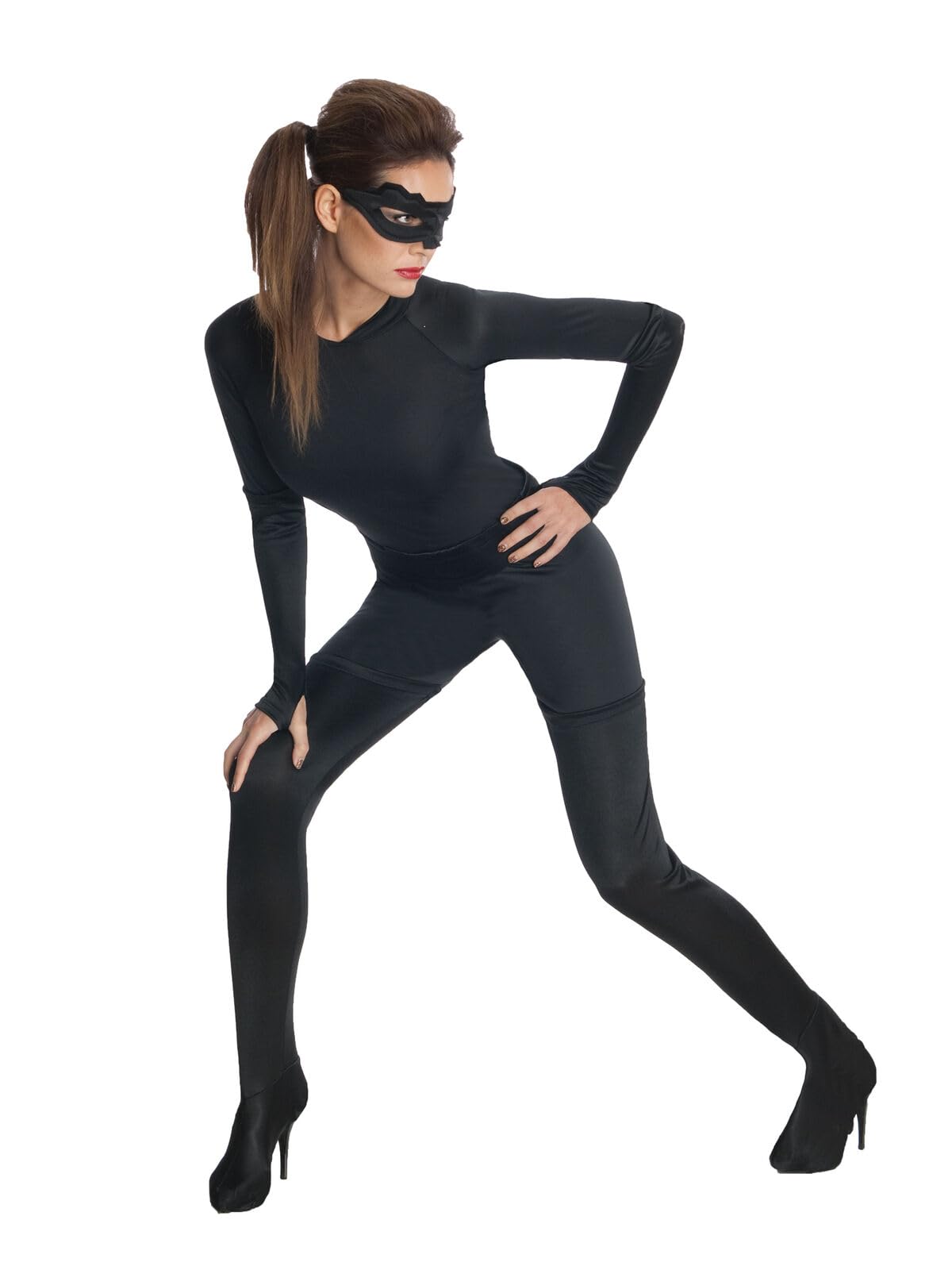 Costum Catwoman pentru adulți Rubie's 3880631, XS - Accesorii și îmbrăcăminte de acțiune pentru Halloween
