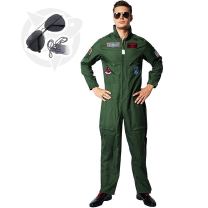 EraSpooky Costum pilot carnaval, adulți