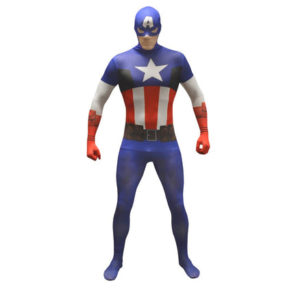 Costum Captain America pentru bărbați, Costum Avengers pentru bărbați, Costum Captain Marvel, Costum Supererou pentru bărbați - M