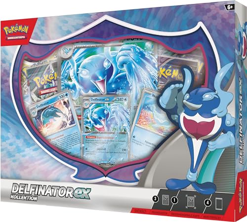 Pokémon Colecția Delfinator-ex, 4 pachete booster