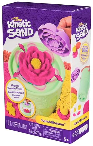 Kinetic Sand Squish Set Flori, 227 g, 5+ ani