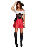 Smiffys Fever Costum Pirat, rochie și pălărie