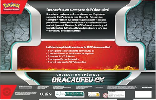 Pokémon TCG Colecție Specială Glurak Ex, 5 Boostere