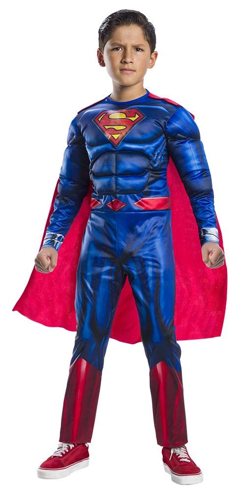 Rubies Costum Superman Black Line Deluxe, copii