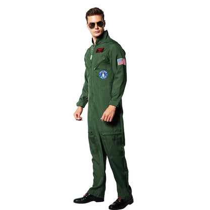 EraSpooky Costum pilot carnaval, adulți