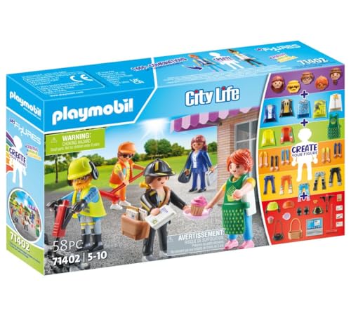 PLAYMOBIL 71402 My Figures City Life, 5 figurine, 5+ ani