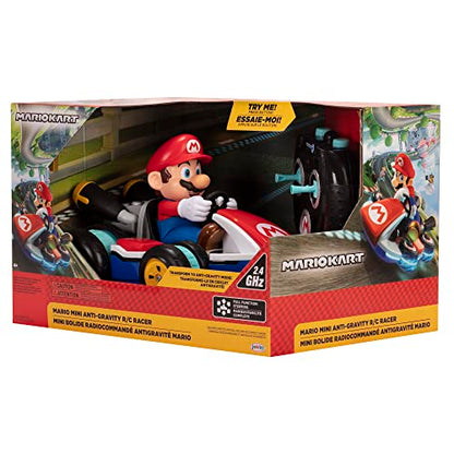 Nintendo Super Mario – Masinuta cu Telecomandă Mario Kart cu Mod Antigravitație – Realizează Acrobatii, Derapaje, Trucuri și Rotiți de 360 de Grade Masina RC