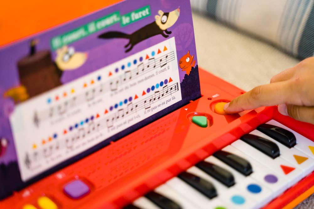 Nathan Pian de Jucărie Muzical cu Culori