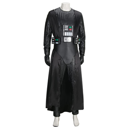 Costum de Darth Vader pentru bărbați, set complet cu capa deluxe, costum de Halloween, outfit cosplay (M)
