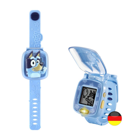 VTech Bluey Ceas educațional interactiv cu 4 jocuri pentru copii 3-6 ani