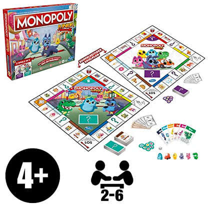 Monopoly Junior Joc de societate 2 in 1, 4+ ani