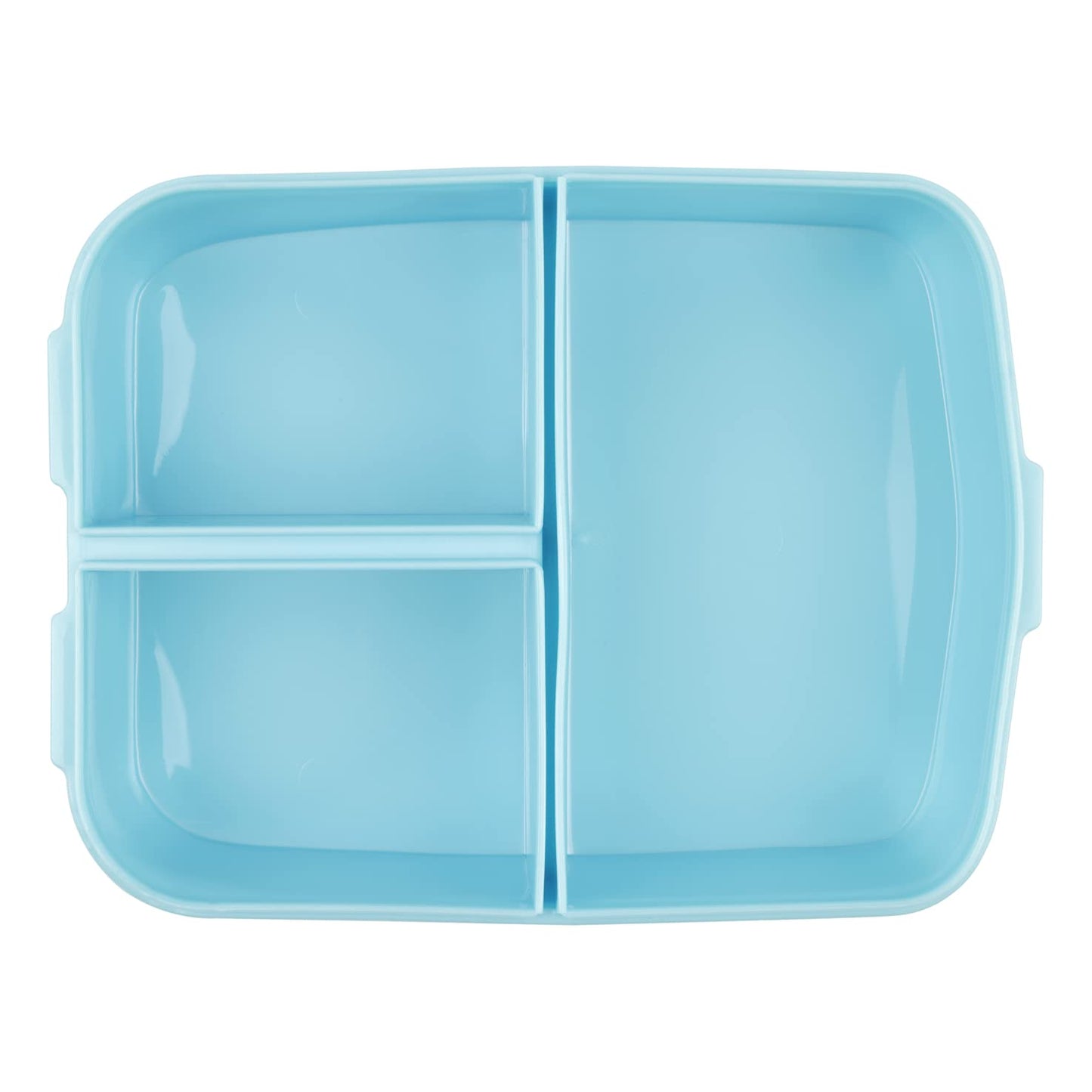 Cutie pentru prânz Winnie Pooh pentru copii cu 3 compartimente, din plastic cu închideri tip clip, ideală pentru grădiniță, școală și timp liber.