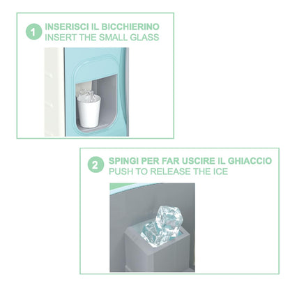 ODS - Maisonella, jucărie de frigider de lux cu lumini, sunete și efect de abur la deschidere, cu accesorii, dimensiuni 30 x 40,2 x 11,5 cm, vârstă recomandată: 3 ani