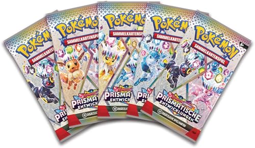 Pokemon Dosar colectie Evolutii Prismatice + 5 boostere