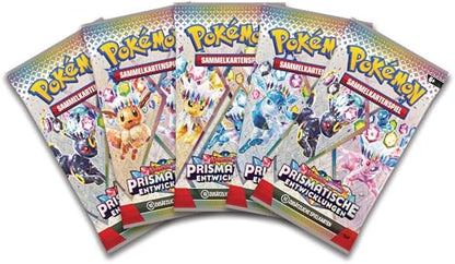 Pokemon Dosar colectie Evolutii Prismatice + 5 boostere