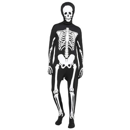 EraSpooky Halloween Body cu Schelet Luminos pentru Bărbați Costum Carnaval Fasching