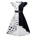 Lito Angels Rochie Cruella Deville cu Perucă, 150 cm