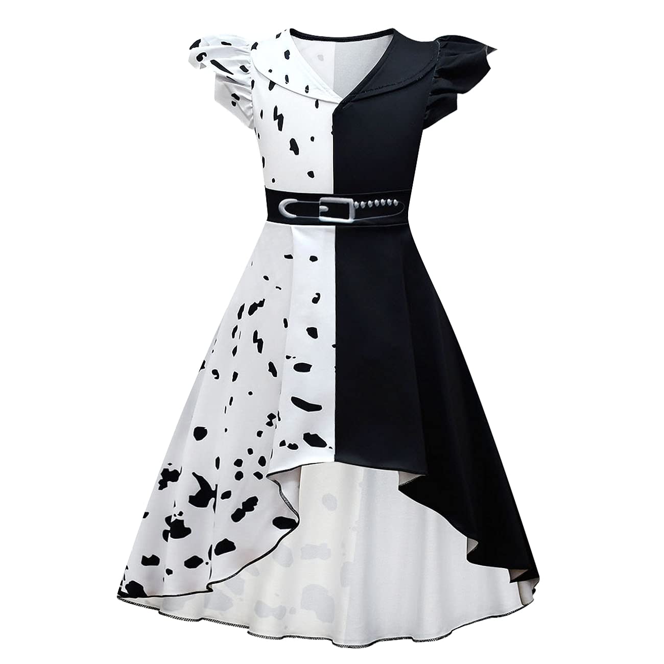 Lito Angels Rochie Cruella Deville cu Perucă, 150 cm