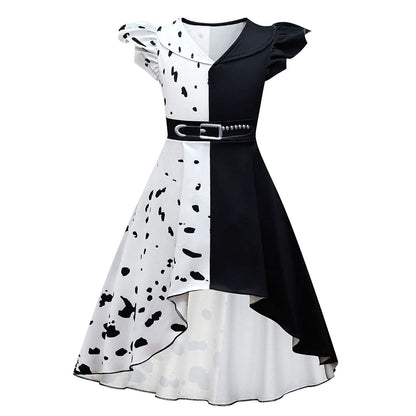 Lito Angels Rochie Cruella Deville cu Perucă, 150 cm