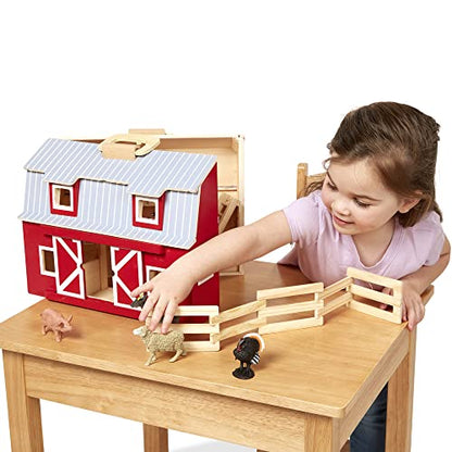 Melissa & Doug 3700 Grajd din lemn pliabil, 3+ ani