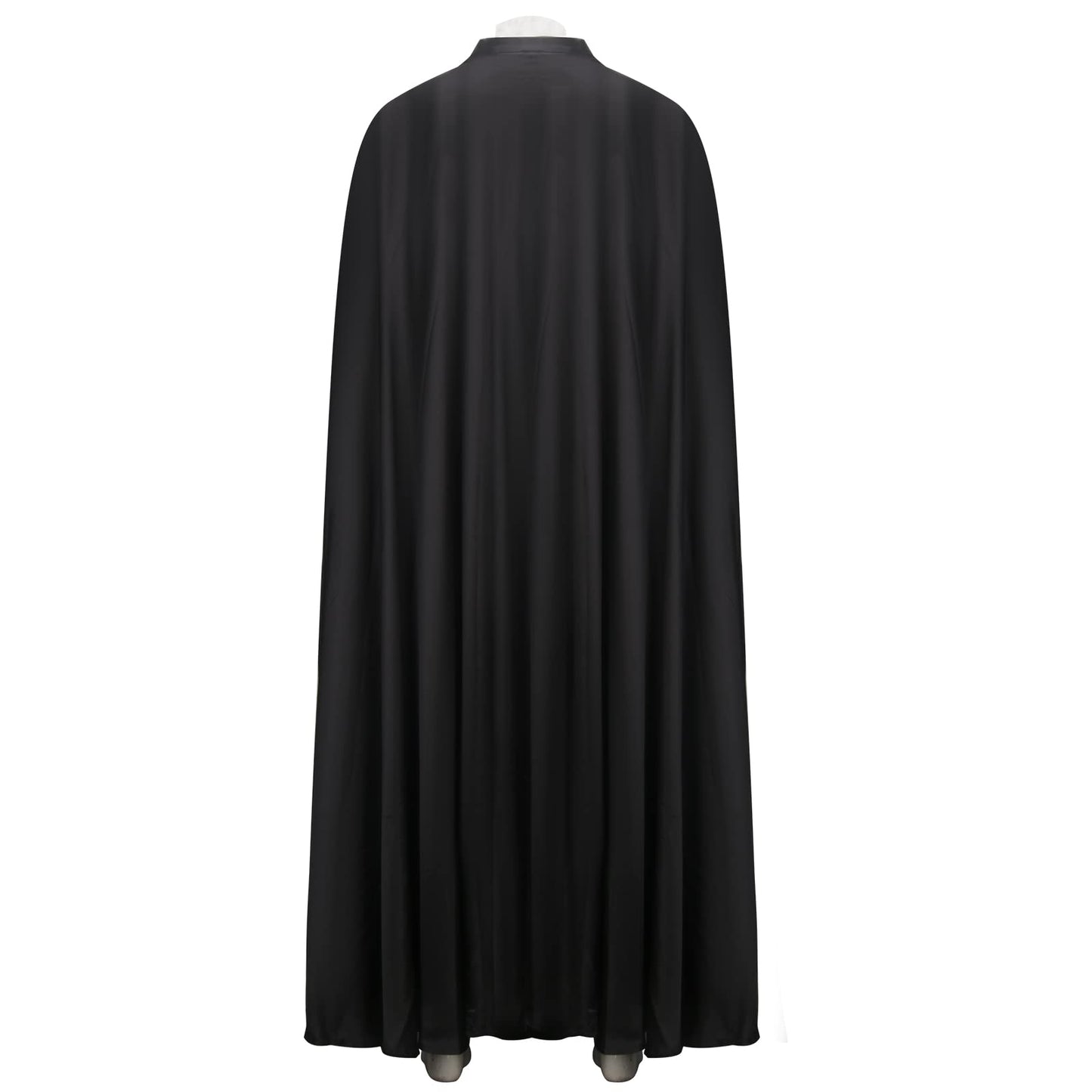 Costum de Darth Vader pentru bărbați, set complet cu capa deluxe, costum de Halloween, outfit cosplay (M)