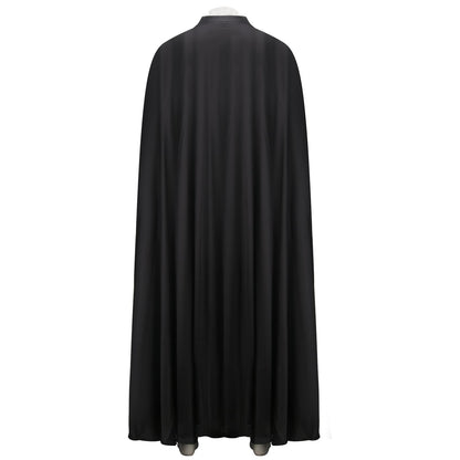Costum de Darth Vader pentru bărbați, set complet cu capa deluxe, costum de Halloween, outfit cosplay (M)