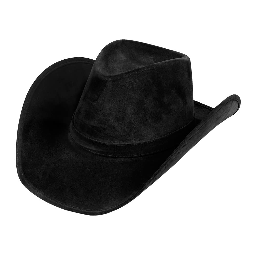 Boland Pălărie Cowboy Wyoming, piele eco, neagră