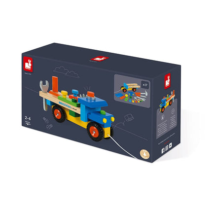 Janod J05022 Camion DIY Lemn 2-în-1, 2+ ani