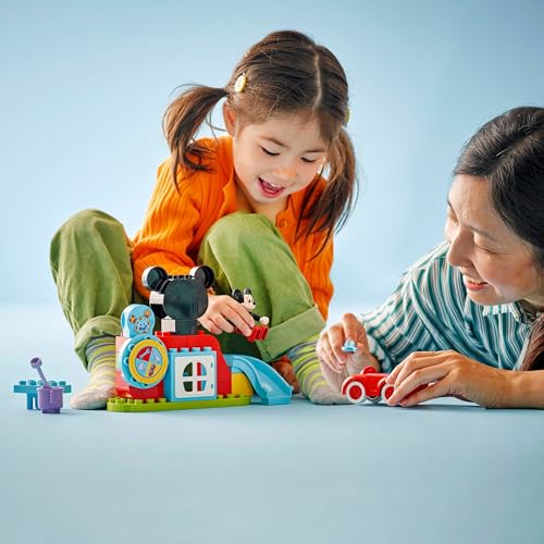 LEGO 10454 DUPLO Set Mickey Mouse, club și mașină