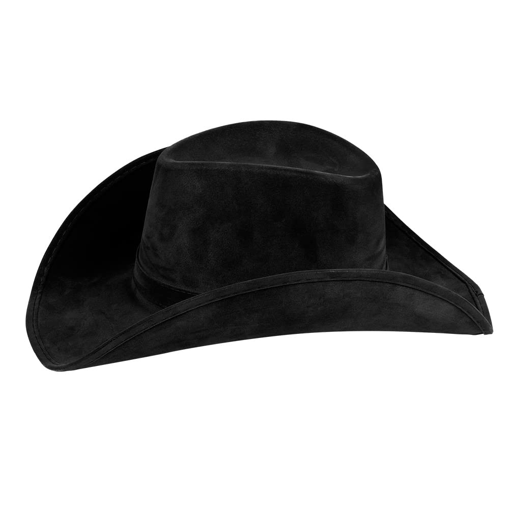 Boland Pălărie Cowboy Wyoming, piele eco, neagră