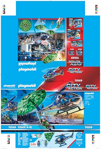 PLAYMOBIL | Acțiune în Oraș | Helicopter de Poliție 70569