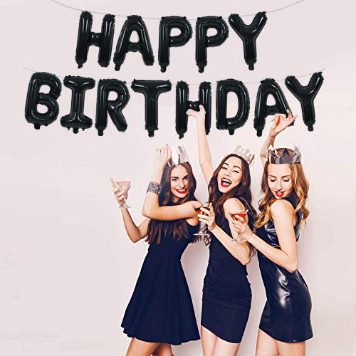 TONIFUL Baloane folie Happy Birthday, 13 litere, 16 inch