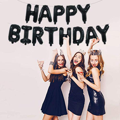TONIFUL Baloane folie Happy Birthday, 13 litere, 16 inch