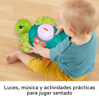 Broasca testoasa pentru bebelusi cu lumini si sunete Fisher Price